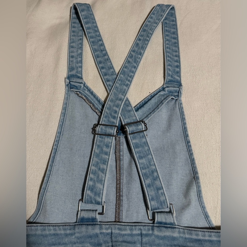 PAIGE Women's Sky Blue Denim Overalls, Size 27
Like New - Picture 6 of 12